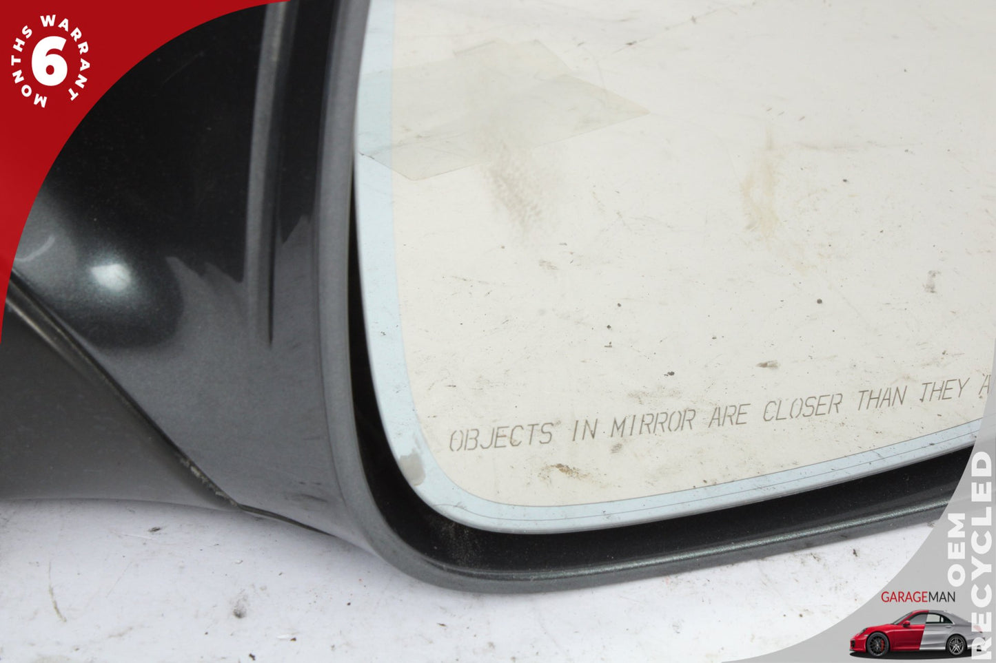 2007-2009 Audi Q7 Front Right Side Door Rear View Mirror Gray 4L1857410E OEM