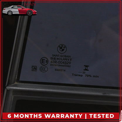 2023-2025 BMW 330i M340i Rear Left Side Quarter Window Glass 742508313 OEM
