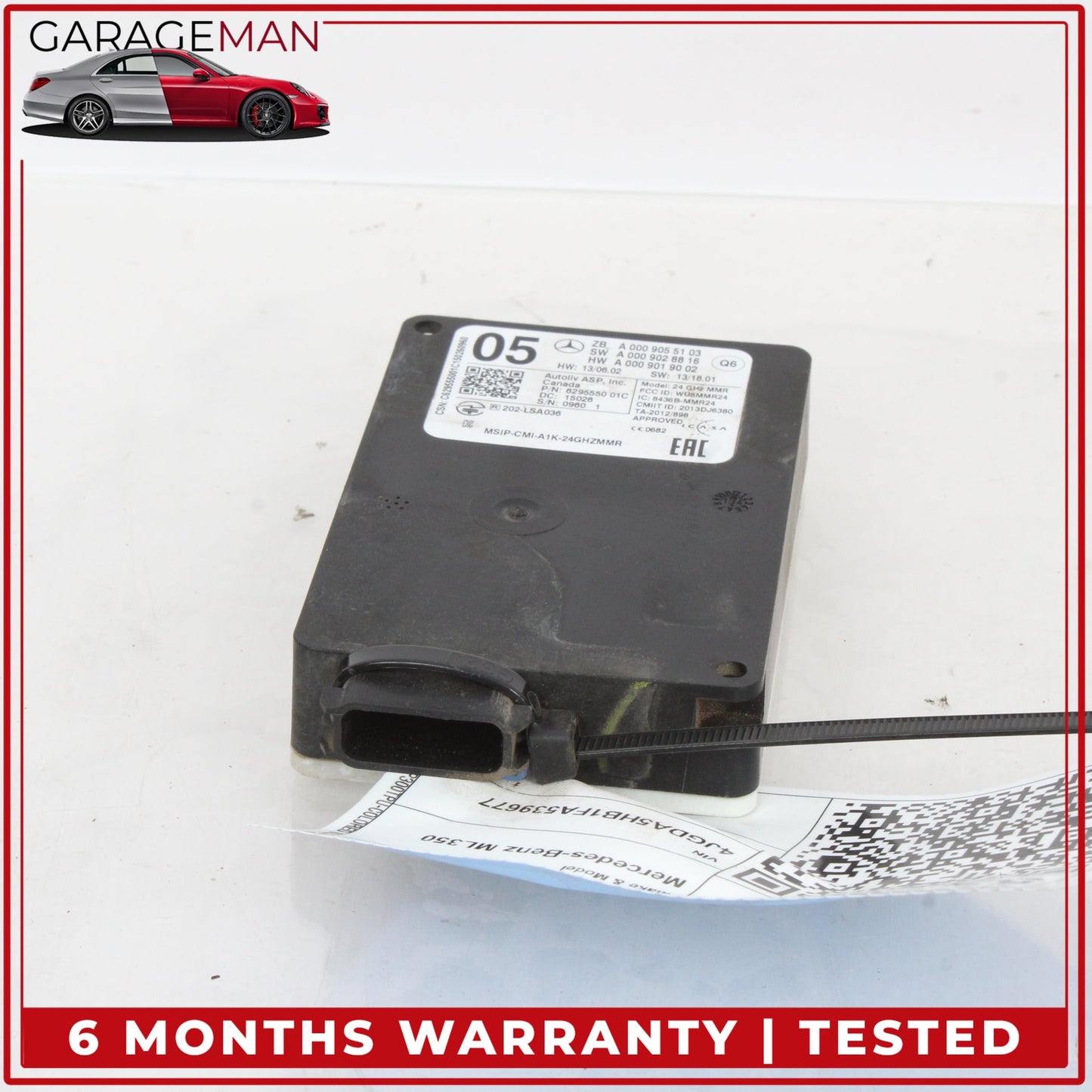 2012-2015 Mercedes W166 ML350 ML550 Front Radar Blind Spot Module Sensor OEM