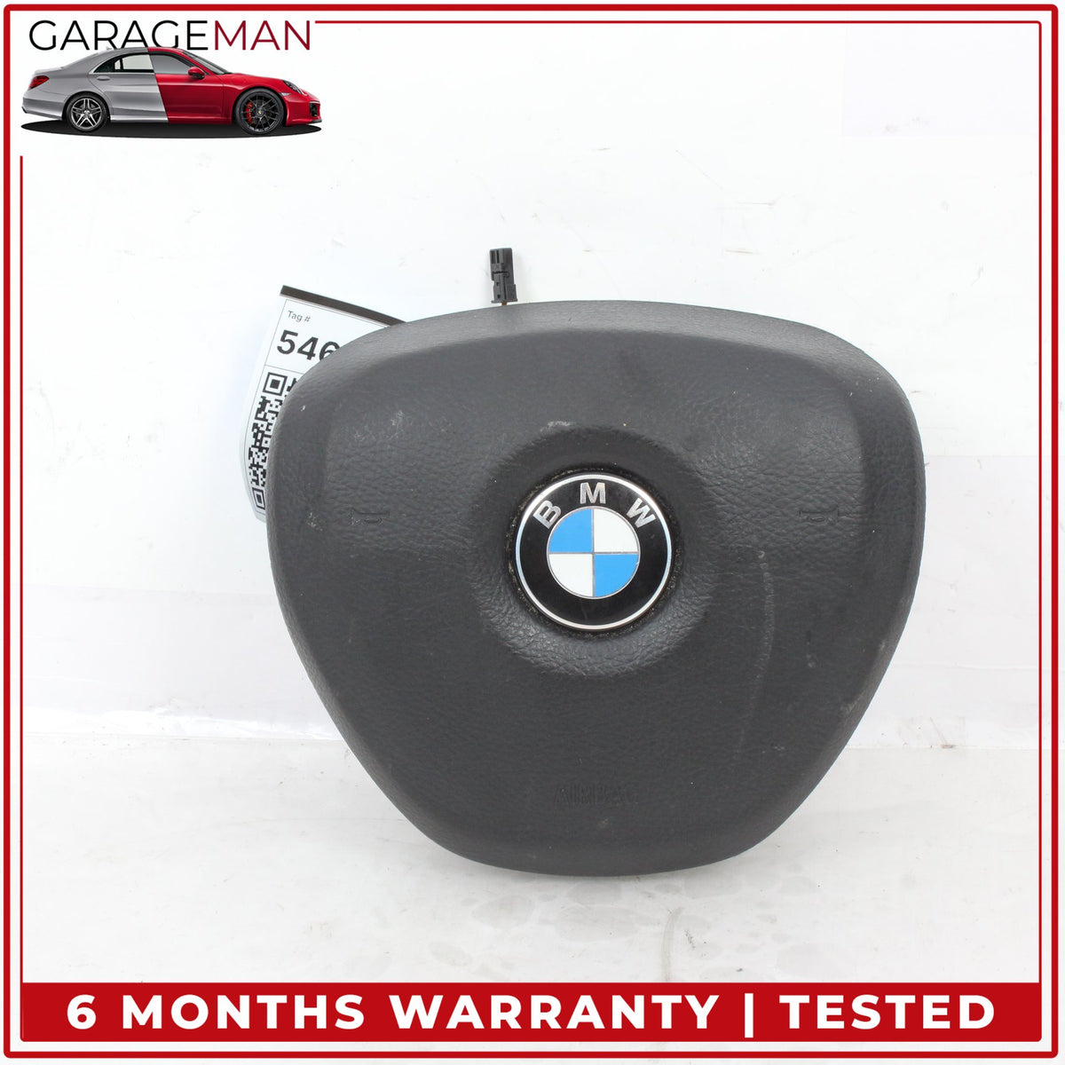 2009-2015 BMW 740i F01 Front Left Driver Side Steering Wheel Airbag 7829605 OEM