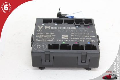2013-2016 Mercedes R231 SL550 Right Front Door Control Module 2319005201 OEM