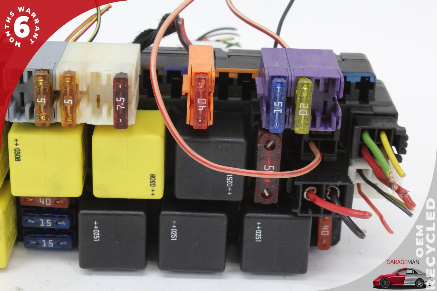 2000-2006 Mercedes W220 S55 AMG Front Left SAM Fuse Box Module 0325458232 OEM