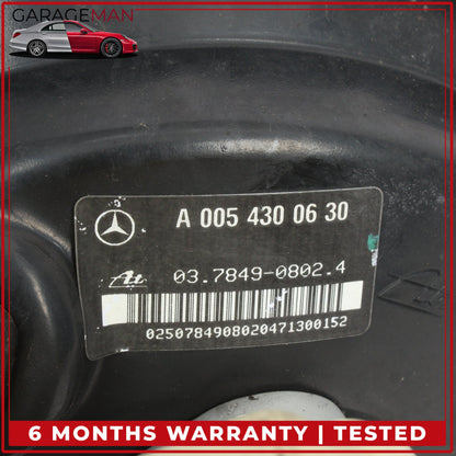 2001-2004 Mercedes-Benz SLK230 R170 Convertible Power Brake Booster Master Cylinder w/ Reservoir 0054300630 OEM