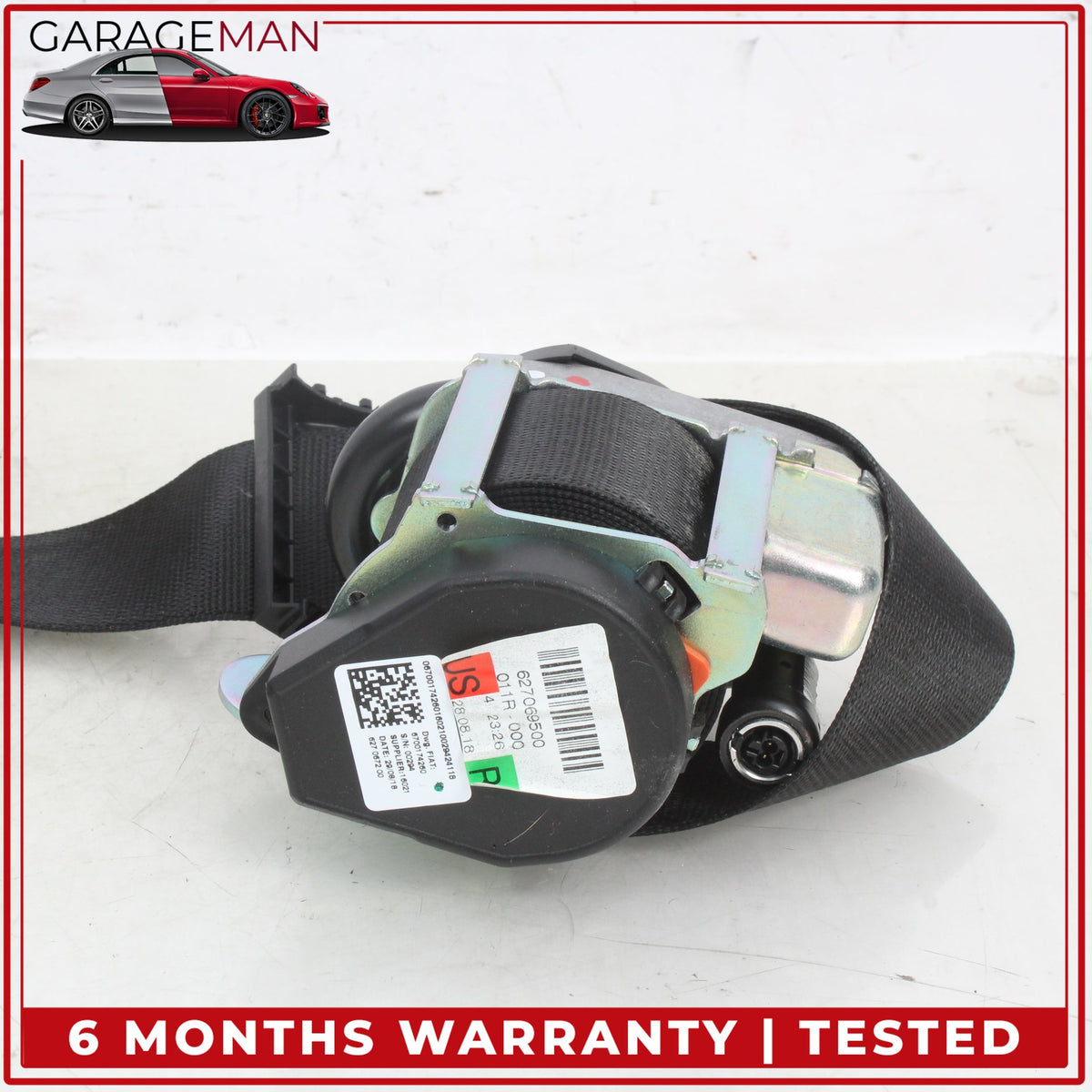 2014-2024 Maserati Ghibli M157 Front Right Side Seat Belt Black 670017426 OEM