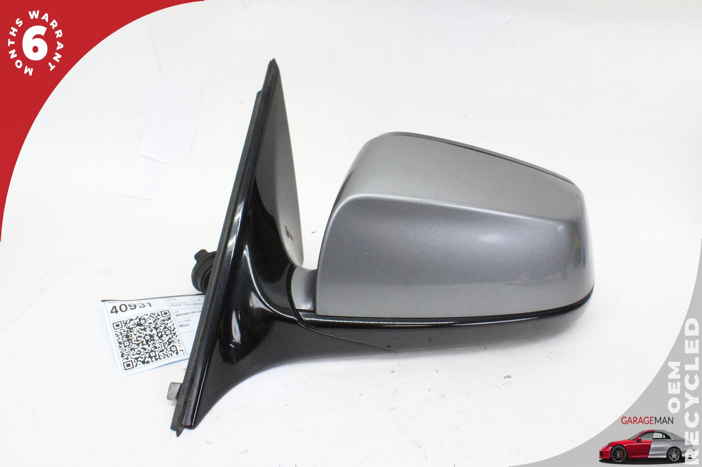 2009-2012 BMW 750i Front Left Driver Side Door Rear View Mirror 7176446 OEM