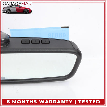 2012-2019 BMW 650i 640i F06 Front Upper Windshield Auto Dim Rear View Mirror OEM
