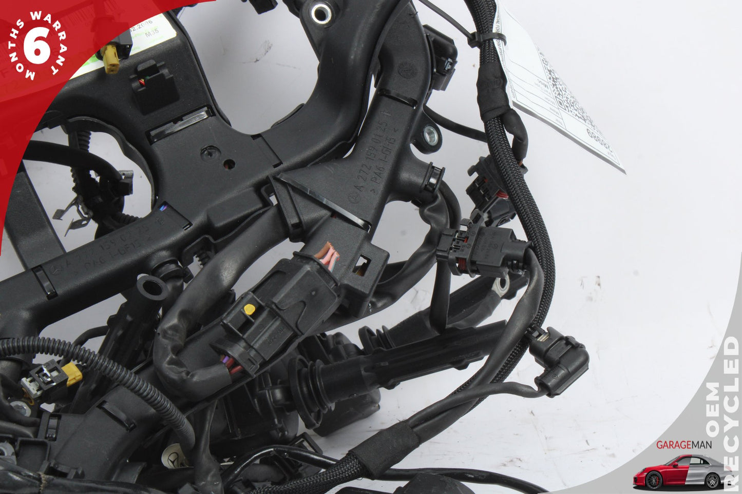 2010-2013 Mercedes W221 S400 Hybrid Engine Wiring Harness w/ Ignition Coils OEM