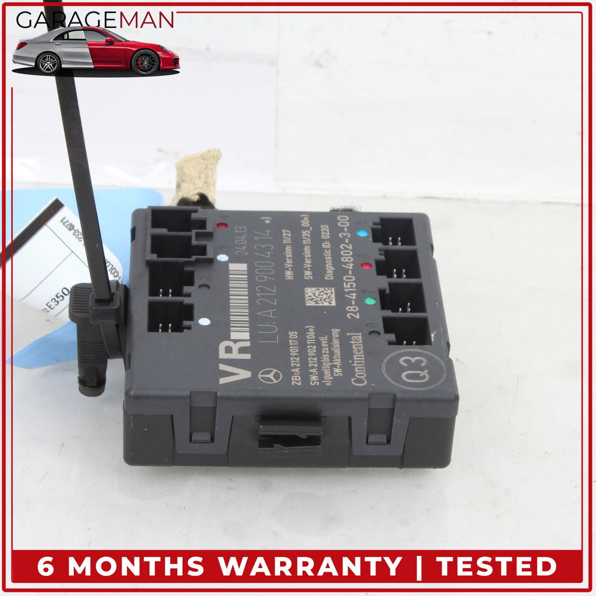 2008-2018 Mercedes W212 E350 Front Right Side Door Control Module 2129004314 OEM
