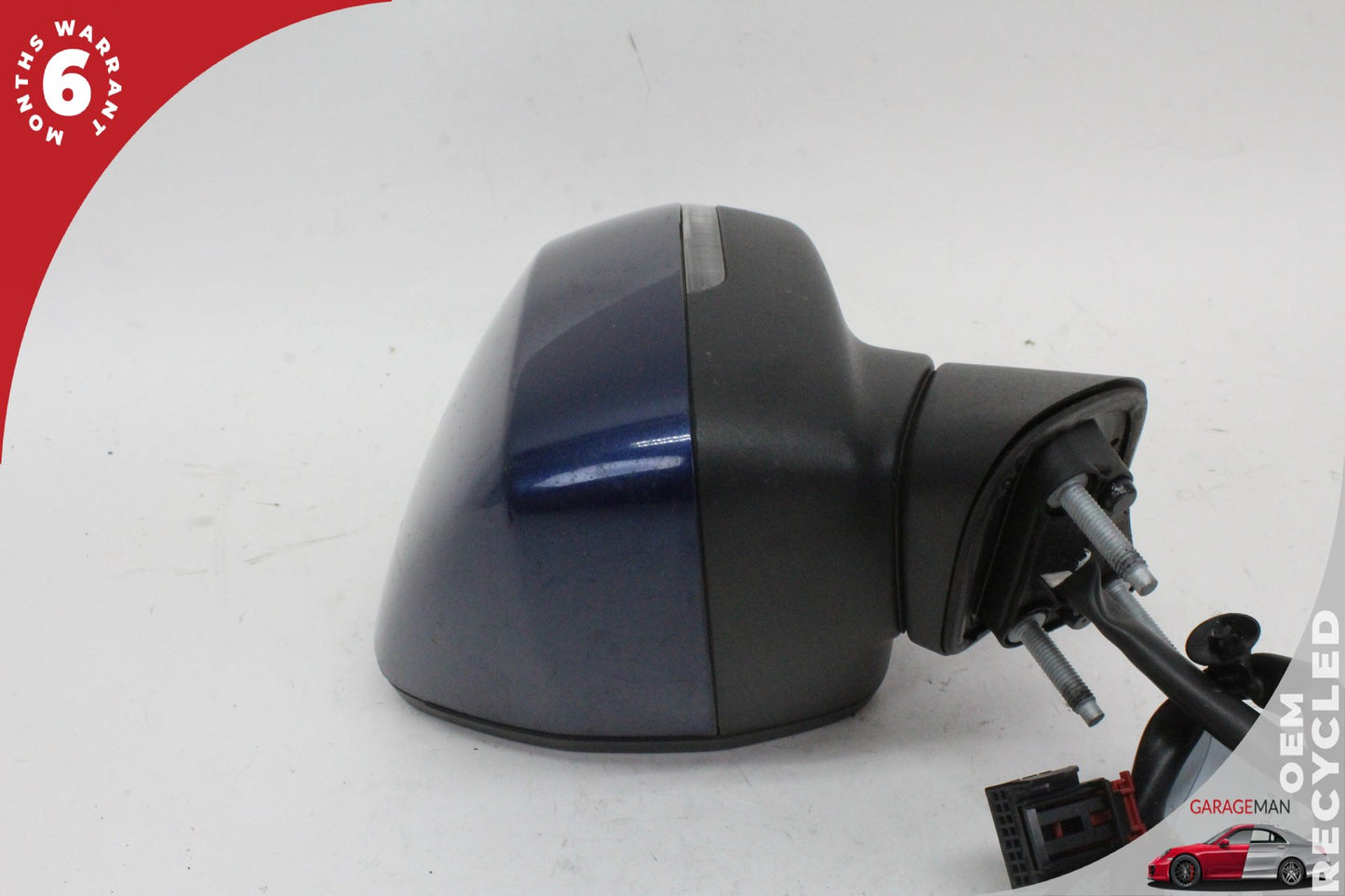 2015-2020 Audi A3 S3 Front Left Driver Side Door Rear View Mirror Blue OEM