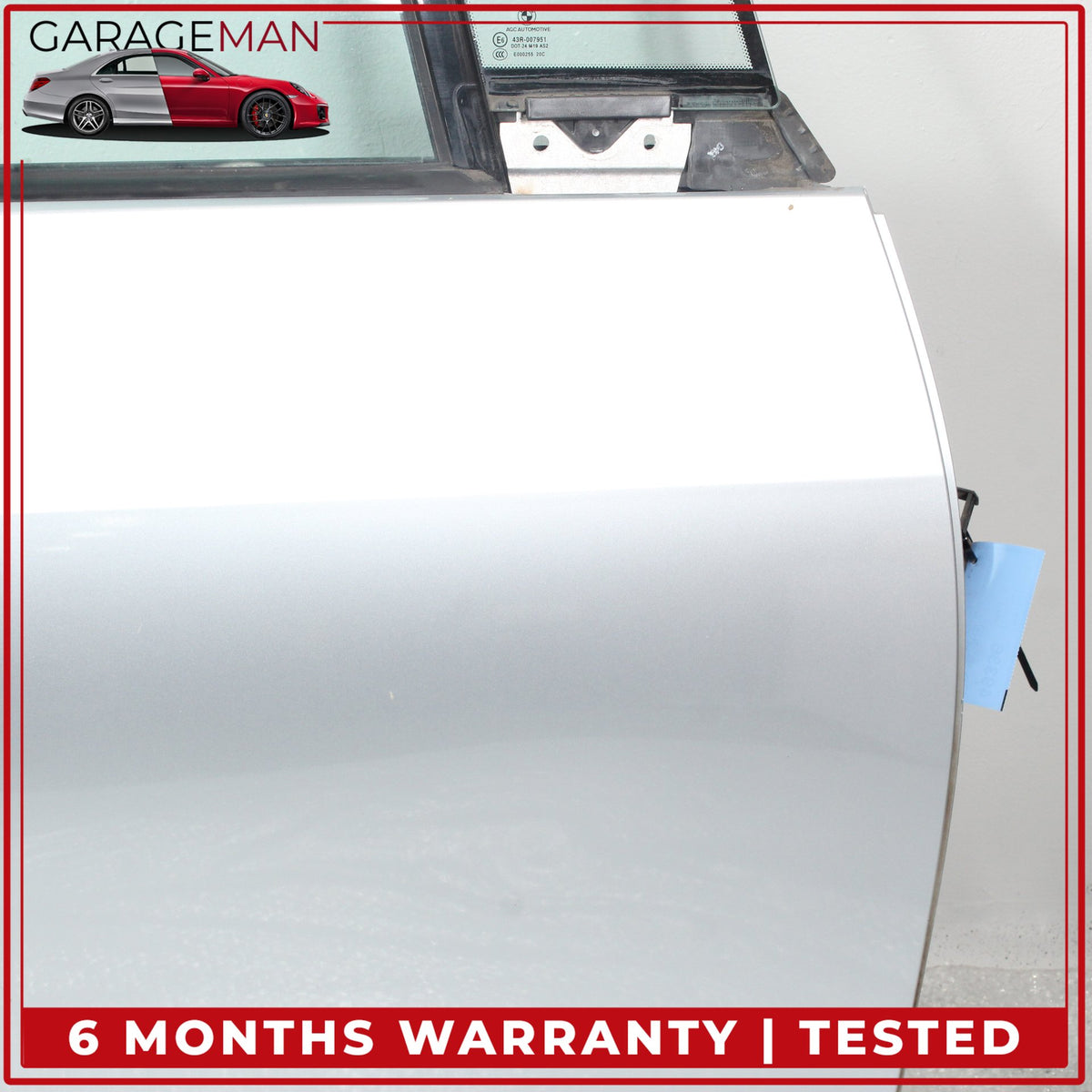 2014-2021 BMW i3 Front Right Side Door Shell w/ Window Glass & Door Handle OEM