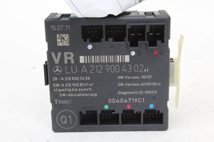 2008-2014 Mercedes C250 CDI W204 Right Front Door Control Module 2129004302