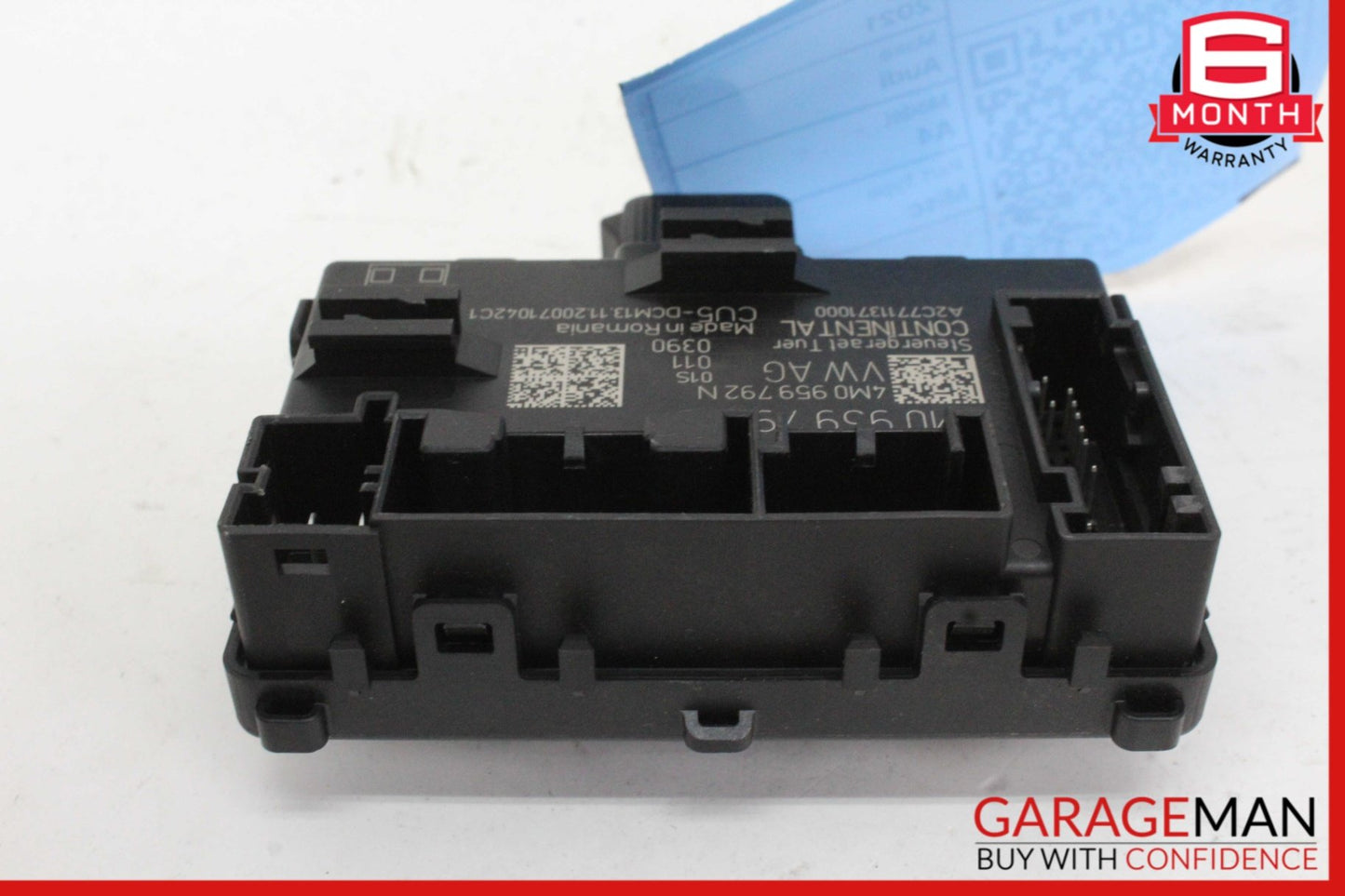2018-2024 Audi A4 B9 Sedan Right Front Door Control Module 4M0959792N OEM