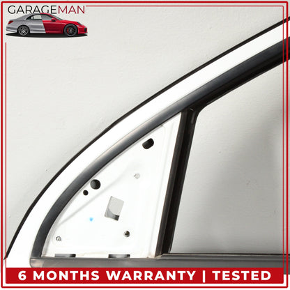2007-2015 Audi Q7 Front Left Driver Side Door Shell Glacier White Metallic OEM