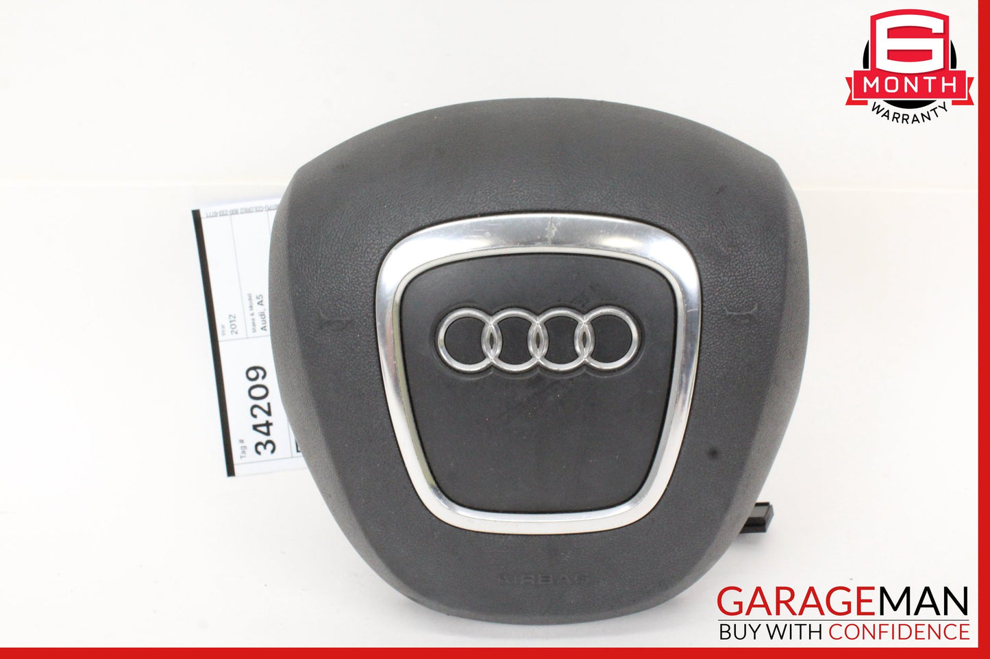 2012-2018 Audi A5 8T Sedan Front Left Steering Wheel Airbag 4G0880201AL