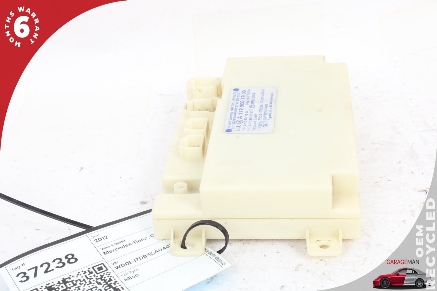 10-15 Mercedes-Benz CLS550 W218 Keyless Go Entry Control Module 1729007900