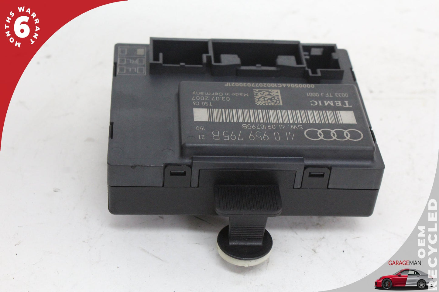 2007-2009 Audi Q7 MPV Left Rear Door Control Module 4L0959795B OEM