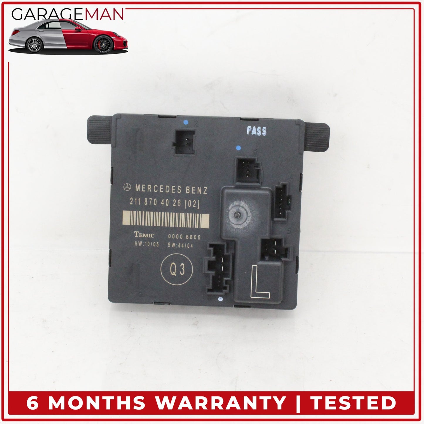 2003-2009 Mercedes W211 E350 E550 Rear Left Door Control Module 2118703185 OEM