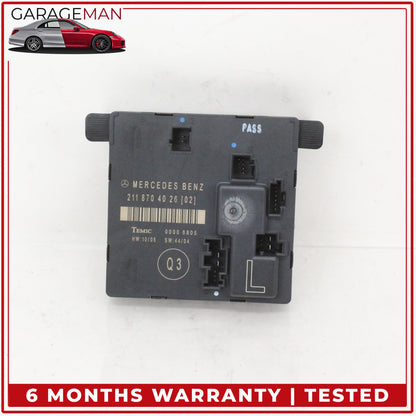 2003-2009 Mercedes W211 E350 E550 Rear Left Door Control Module 2118703185 OEM
