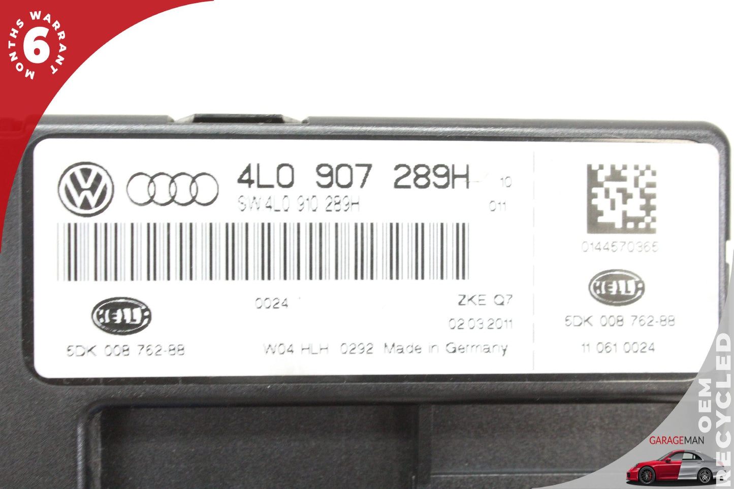 2010-2015 Audi Q7 SUV BCM Body Comfort Control Module Unit 4L0907289H OEM