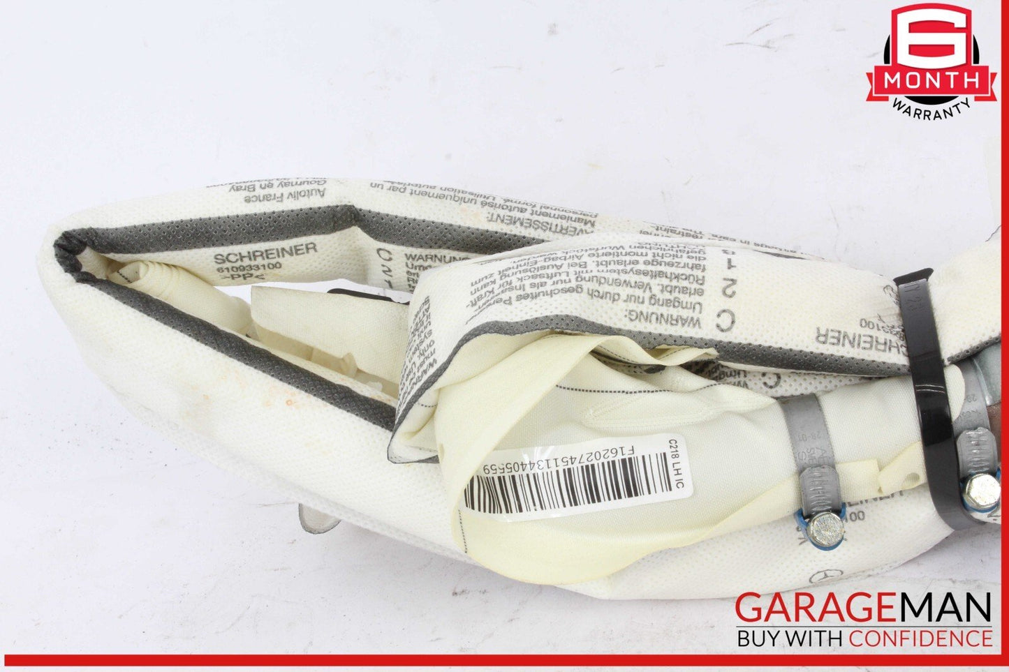 12-18 Mercedes W218 CLS550 CLS400 Roof Curtain Air Bag Left Driver Side OEM