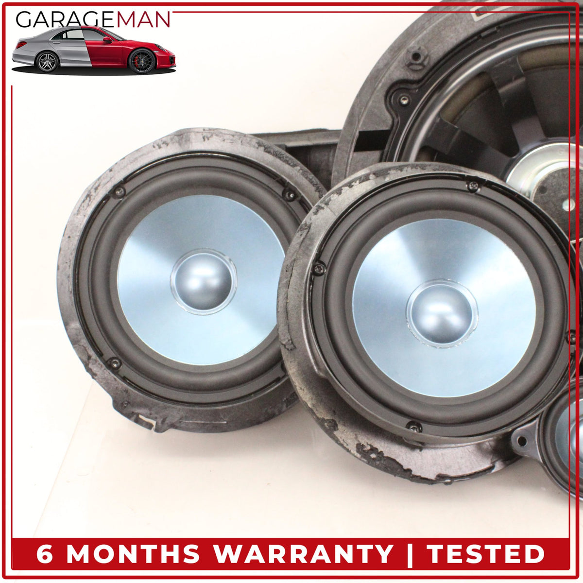 2007-2009 Mercedes W211 E350 E550 Harmon Kardon Logic7 Subwoofer Speaker Set OEM