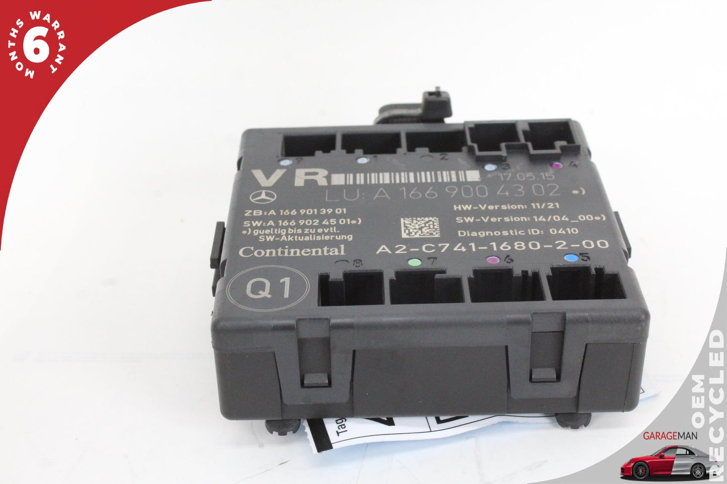 2012-2020 Mercedes W117 CLA45 AMG Front Right Door Control Module 1669004302 OEM