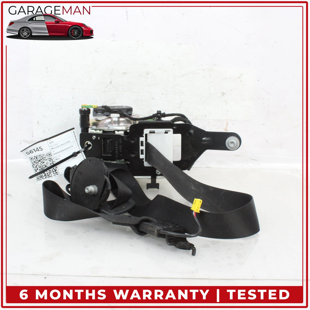 2012-2017 Mercedes W212 E400 CLS500 Front Right Passenger Seat Belt 6185027E OEM