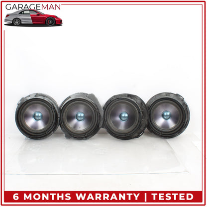 2007-2009 Mercedes W211 E350 Front and Rear Door Audio Sound Speakers Set OEM