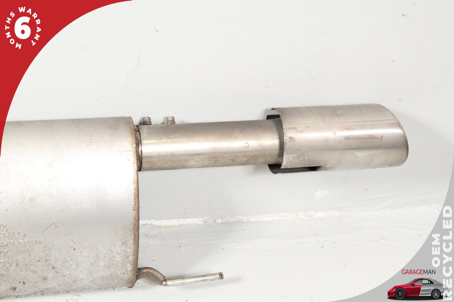 2004-2006 Jaguar XK8 X100 RWD Front Exhaust Silencer Muffler Pipe 4W835K244BD OEM
