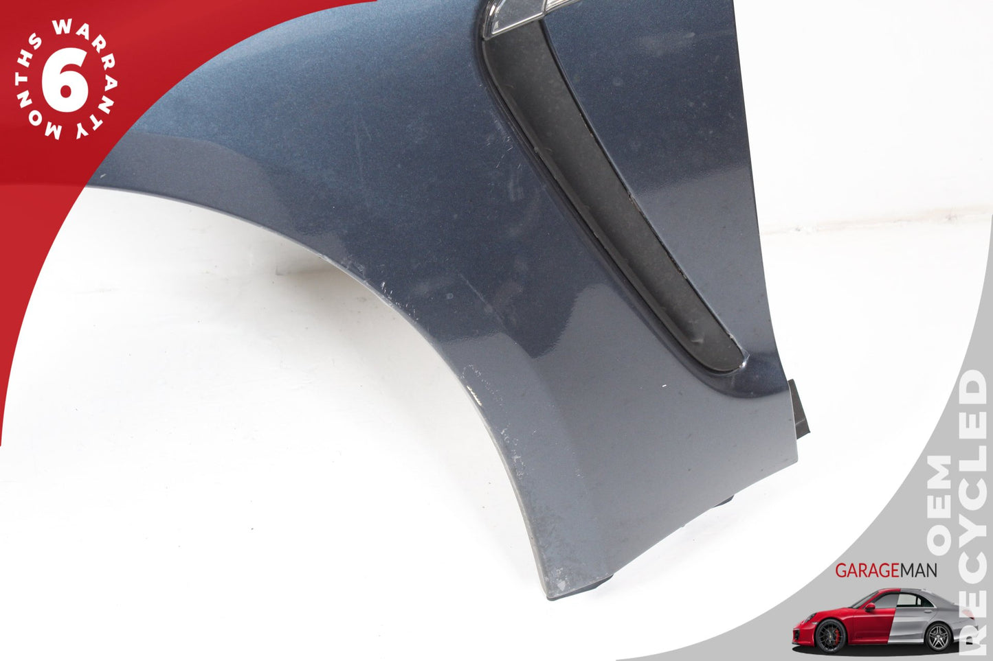 2010-2013 Porsche Panamera 970 S Front Left Fender Panel Blue 97050303101 OEM