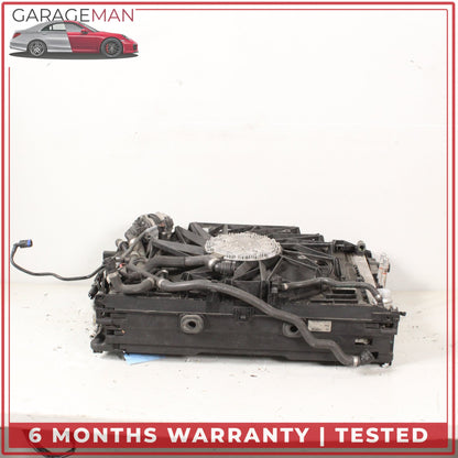 2012-2019 BMW 650i F13 Engine Radiator Cooling Fan Motor Assembly OEM