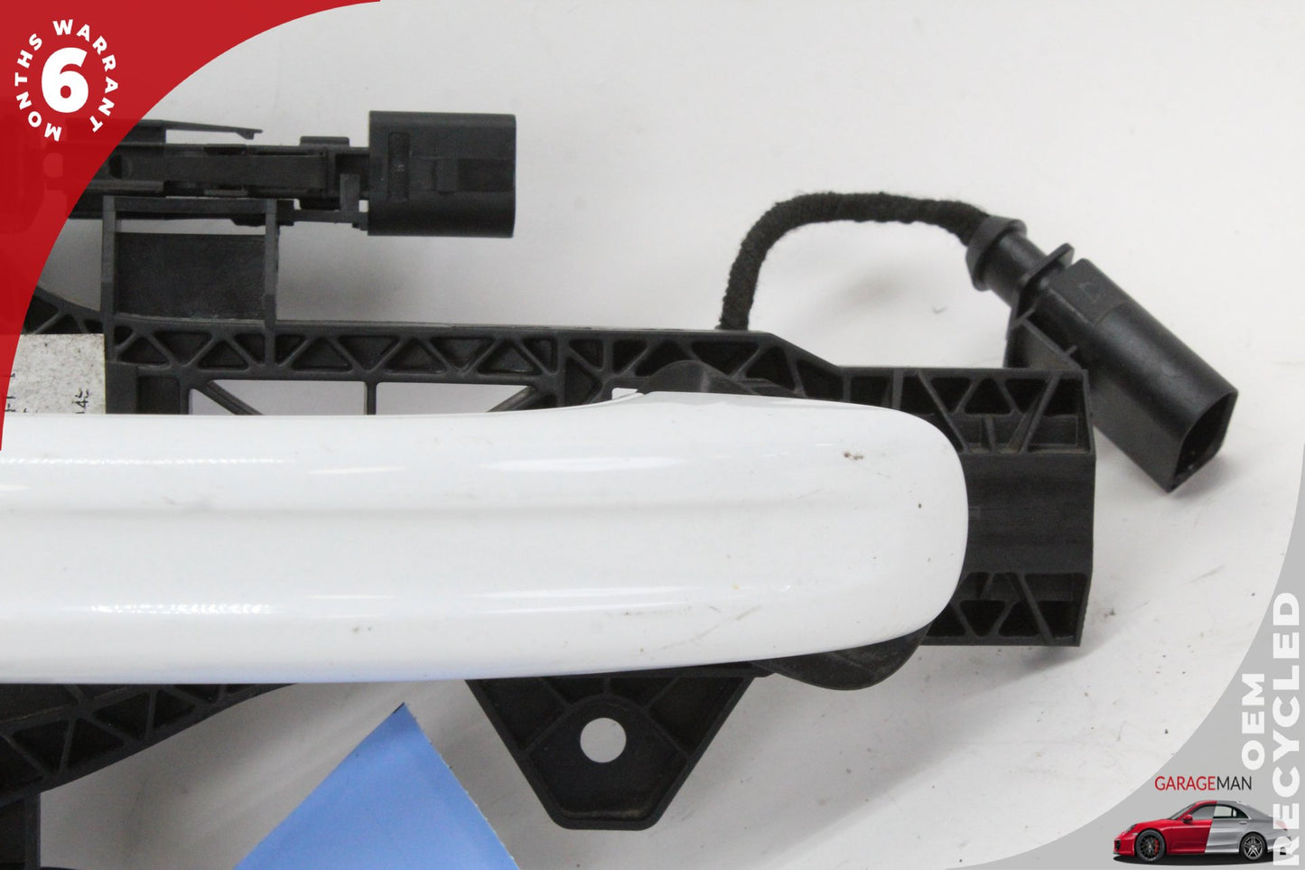 2007-2015 Audi Q7 Front Right Exterior Door Handle White Keyless 4L0837205 OEM