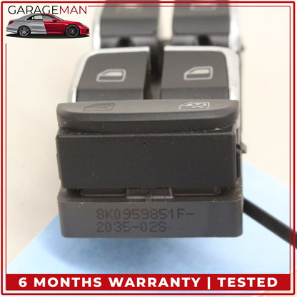2009-2016 Audi A4 A5 S4 Front Left Master Window Control Switch 8K0959851F OEM