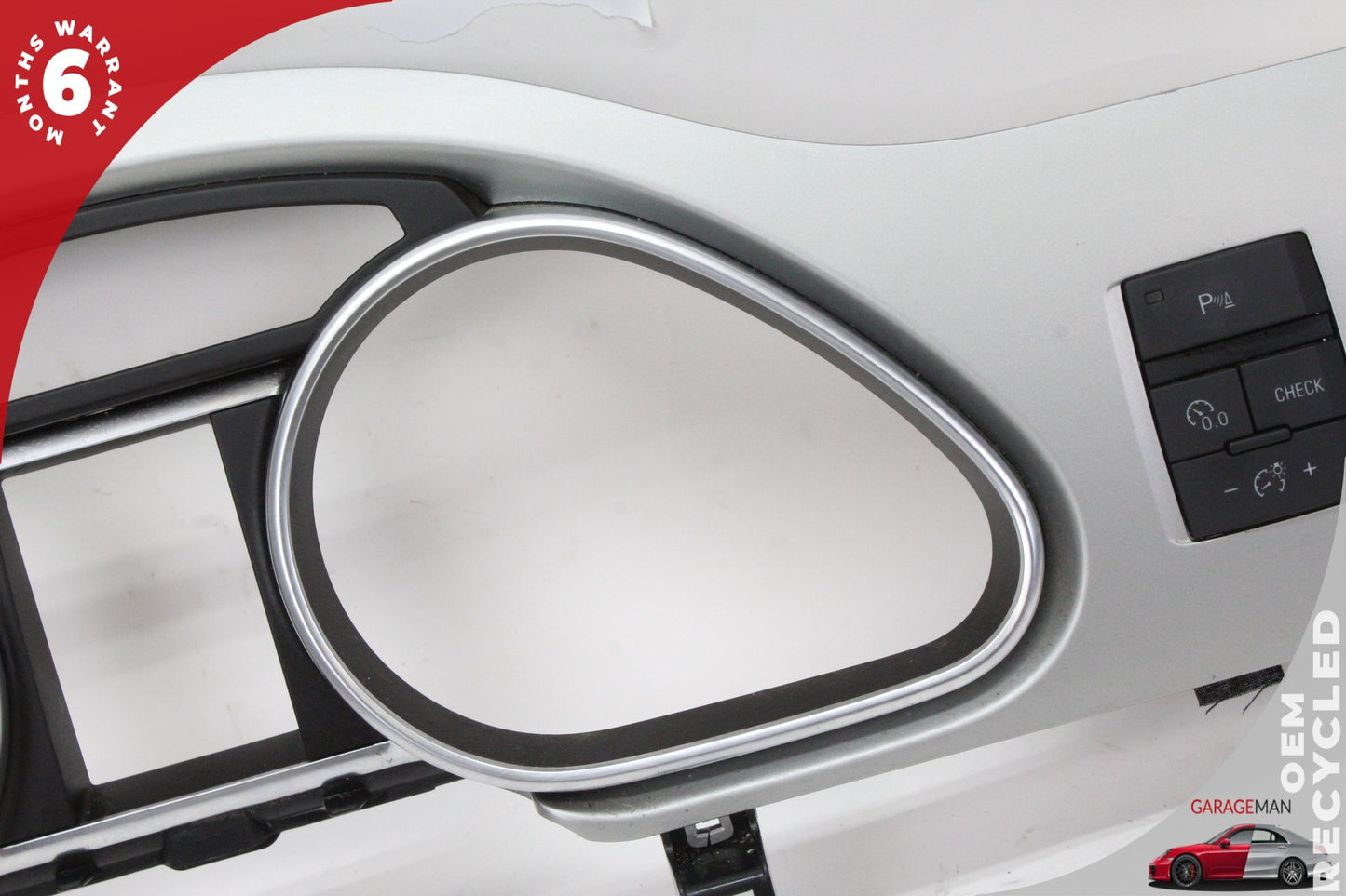 2010-2015 Audi Q7 Front Dash Instrument Cluster Trim Cover Panel w/ Switches OEM