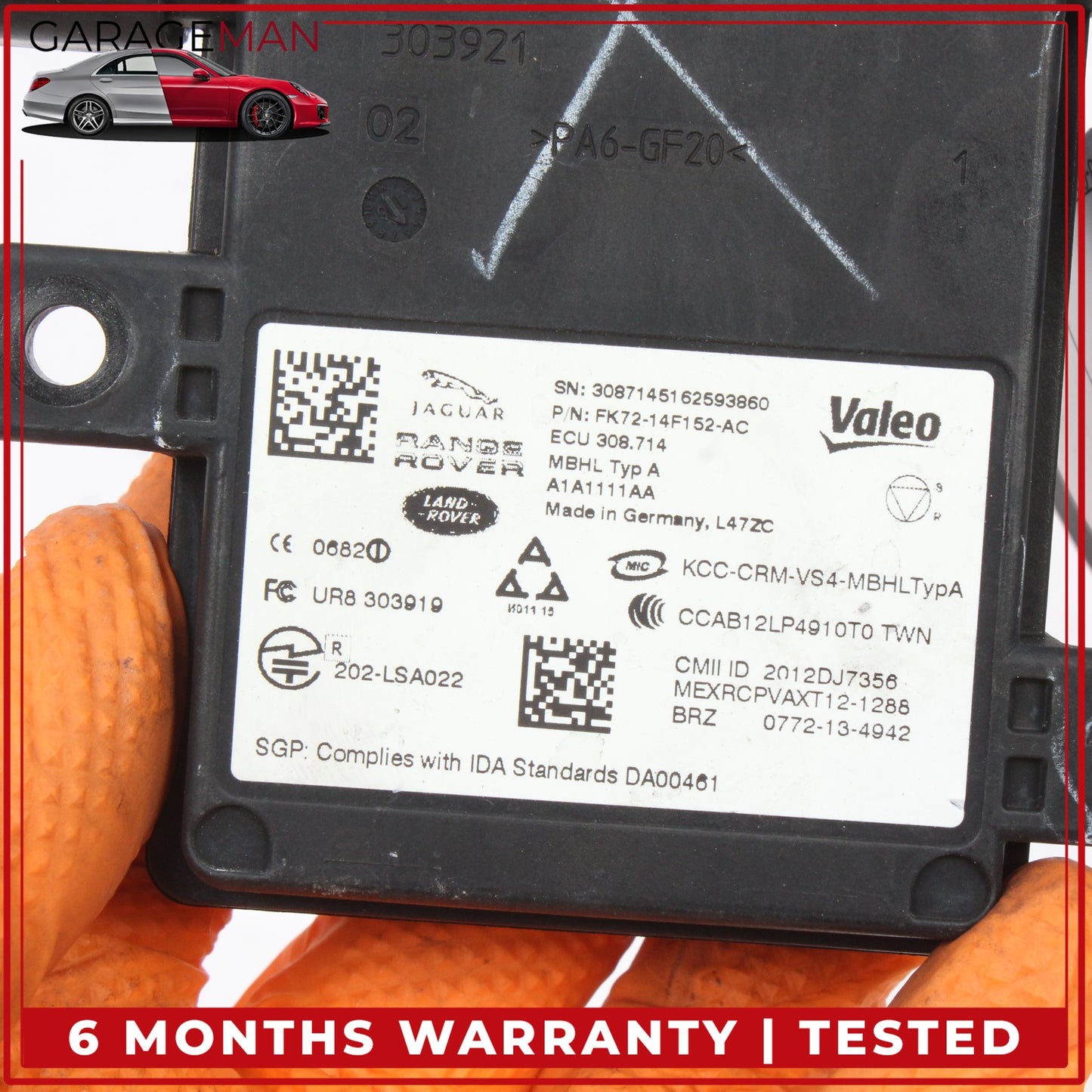 2014-2020 Jaguar F-Type Rear Left or Right Blind Spot Radar Sensor Module OEM