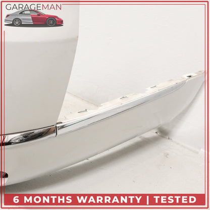 2015-2018 Audi A8 Quattro Rear Bumper Cover White 4H0253825K OEM