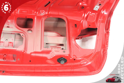 2012-2018 BMW 320i 328i F30 Rear Trunk Lid Shell Panel Assembly Red 7288757 OEM