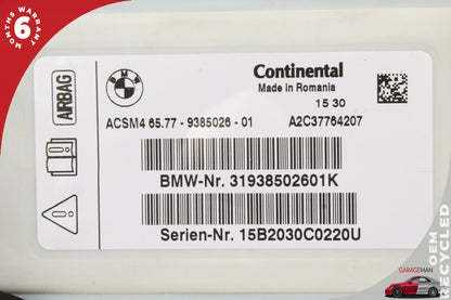 11-16 BMW 320i F30 RWD Center Console Control Module Unit A2C37764207 OEM