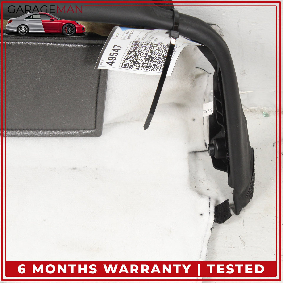 2013-2019 BMW 650i F06 AWD Front Left Side Seat Back Cover 7280667 OEM