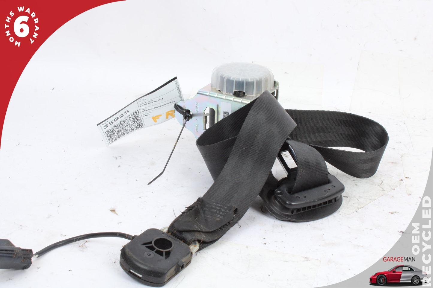 2010-2016 Land Rover LR4 SUV Front Right Passenger Side Seat Belt 601119400C OEM