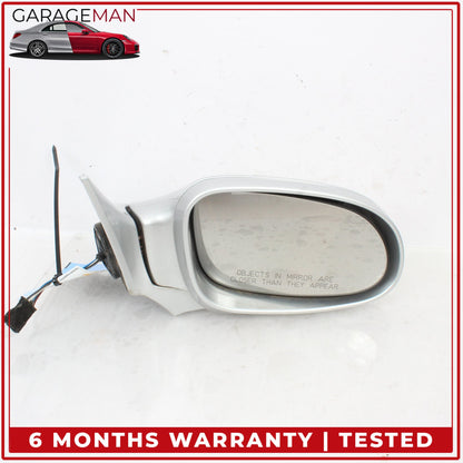 2001-2004 Mercedes R170 SLK320 Right Door Rear View Mirror Silver Metallic OEM