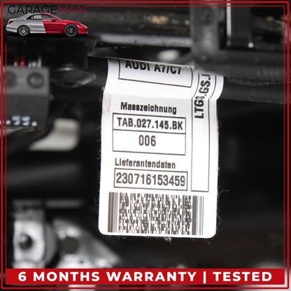 2012-2018 Audi A6 A7 Front Right Side Seat Track Rail Frame w/ Motor OEM