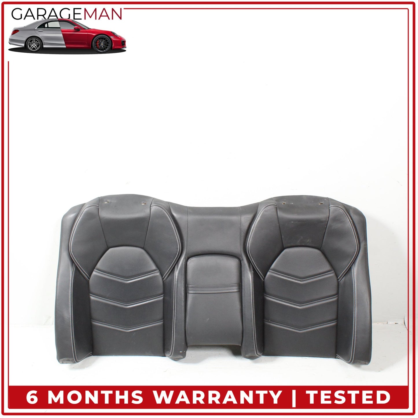2013-2018 Maserati GranTurismo M145 Coupe Rear Top Upper Bench Seat Black OEM