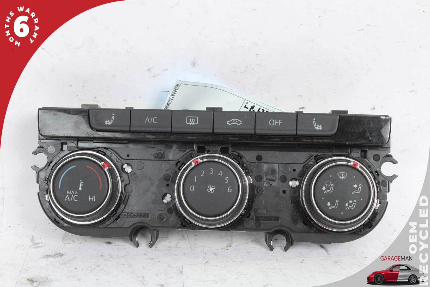 2015-2021 Volkswagen Golf A/C Heater Climate Control Switch 5GM907426A OEM