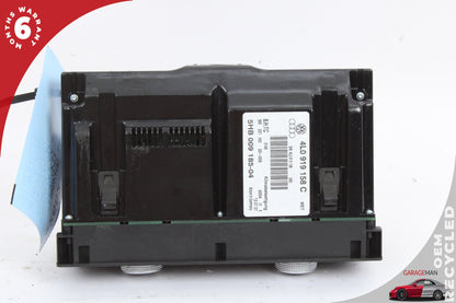 2007-2009 Audi Q7 Rear AC Climate Control Switch Panel 4L0919158D OEM