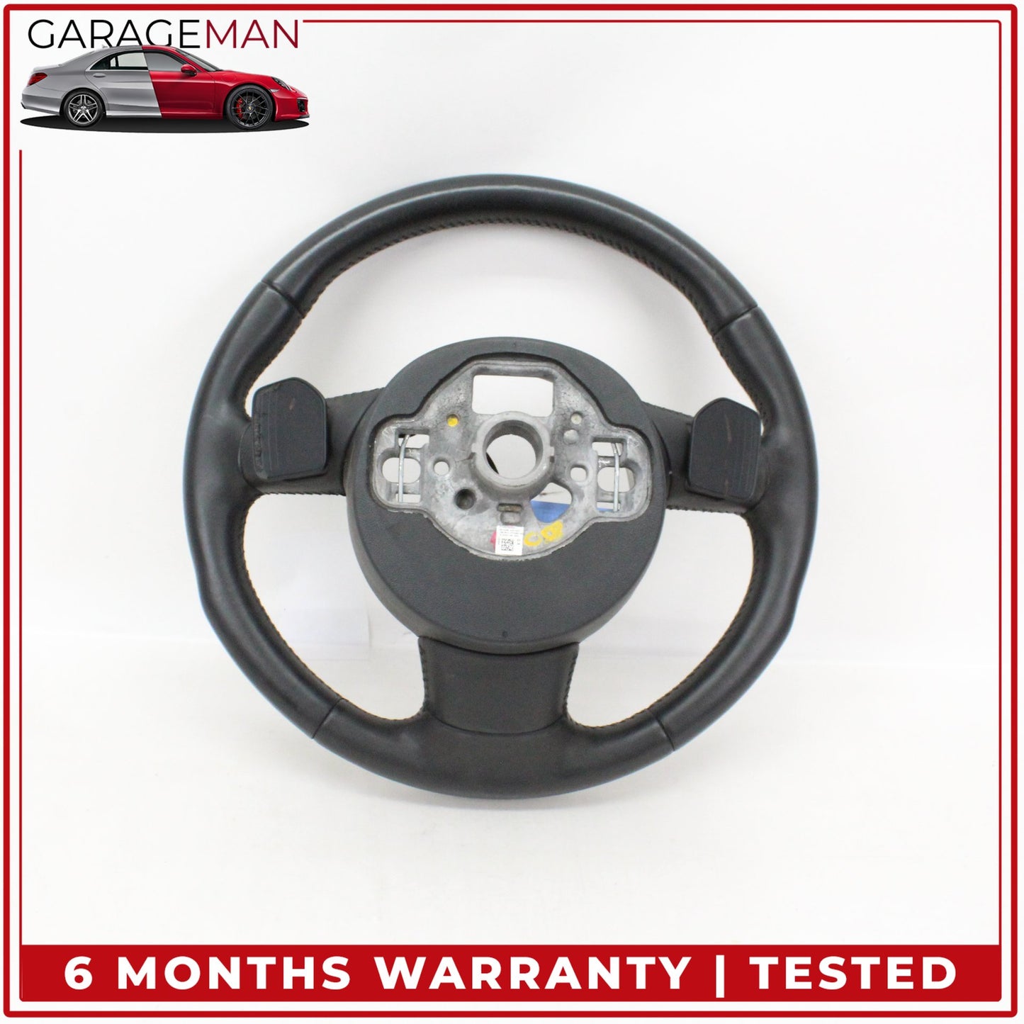 2012-2018 Audi A6 Front Left Steering Wheel w/ Paddle Shifters 4G0419091S OEM