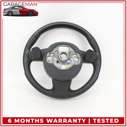 2012-2018 Audi A6 Front Left Steering Wheel w/ Paddle Shifters 4G0419091S OEM
