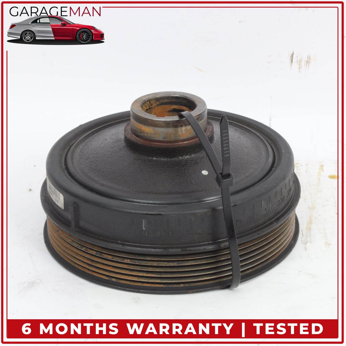 2005-2012 Mercedes W211 E350 Engine Motor Crankshaft Pulley Vibration Damper OEM