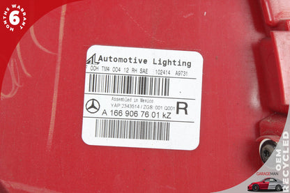 2013-2016 Mercedes X166 GL550 GL450 Rear Right Outer Tail Light 1669067601 OEM