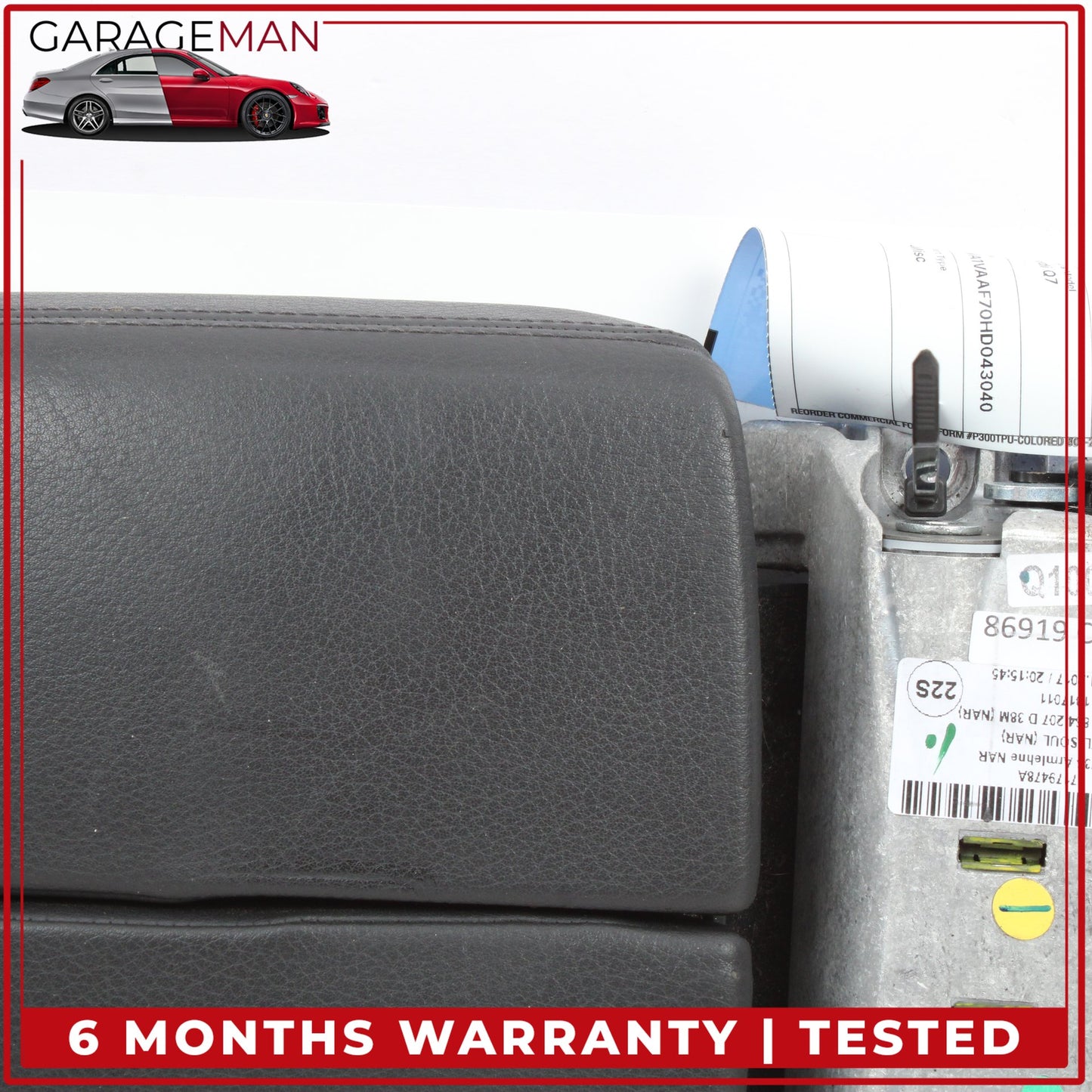 2017-2019 Audi Q7 Front Center Console Armrest Lid Cover Black 4M0864207D OEM